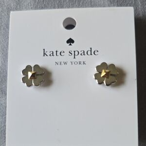 Kate Spade Two-Tone Floral Stud Earrings